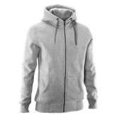 HOODED FULL ZIP SWEATER